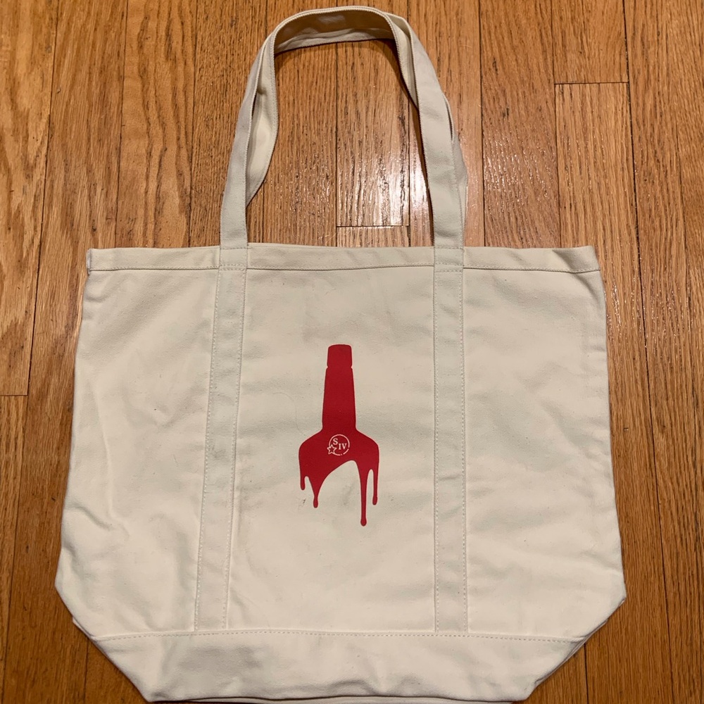 2 Canvas Tote Bags, Maker’s Mark Logo